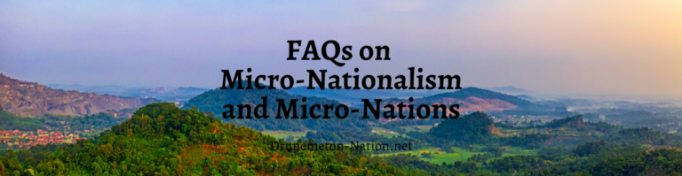 Frequently Asked Questions about Micro-Nationalism and Micro-Nations