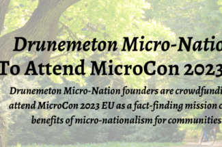 Thumbnail for the post titled: Drunemeton Micro-Nation to Attend MicroCon 2023 EU