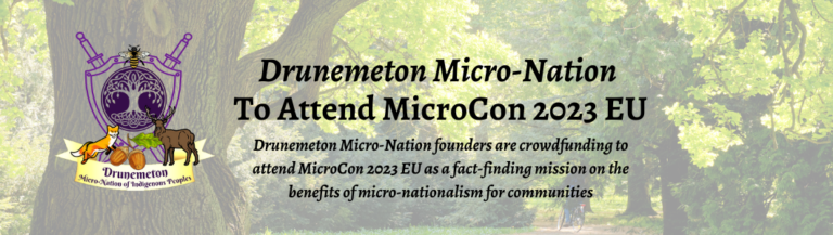 Drunemeton Micro-Nation to Attend MicroCon 2023 EU